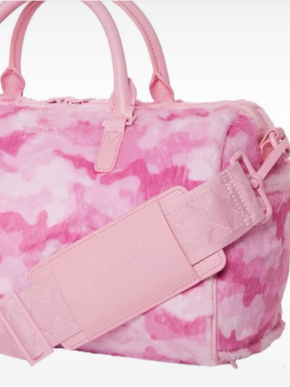 Sprayground Furrroucious in Pink Mini Duffle - Picture 3 of 5